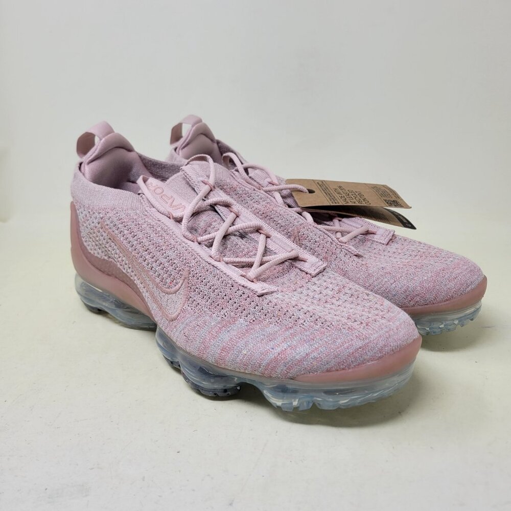 Nike Women's Air Vapormax 2021 Flyknit Running Shoes Pink 10.5 Medium DJ9975-600